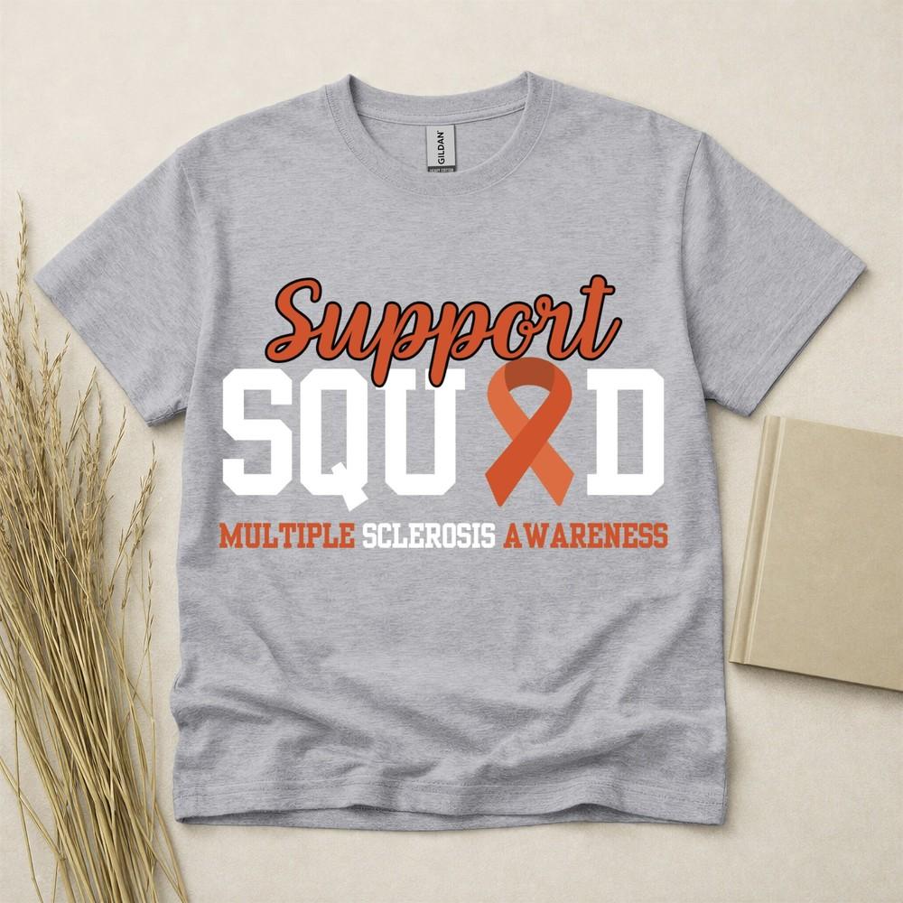 Multiple Sclerosis T Shirt Ms T Shirt Awareness Tee Support Illness Shirt Ribbon