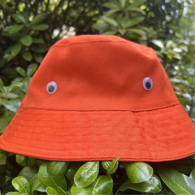 Unisex Breiter Rand Fischerhut Polyester Eimerhut Stoff Für Sonnenschutz Und Streetstyle