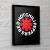 Red Hot Chili Peppers Logo Stempel Gerahmtes Poster