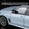 1:18 Large Size X5M Car Model Toy Alloy Body Rubber Tires Slide Forward Shock Absorption Vehicle Models Desktop Ornaments