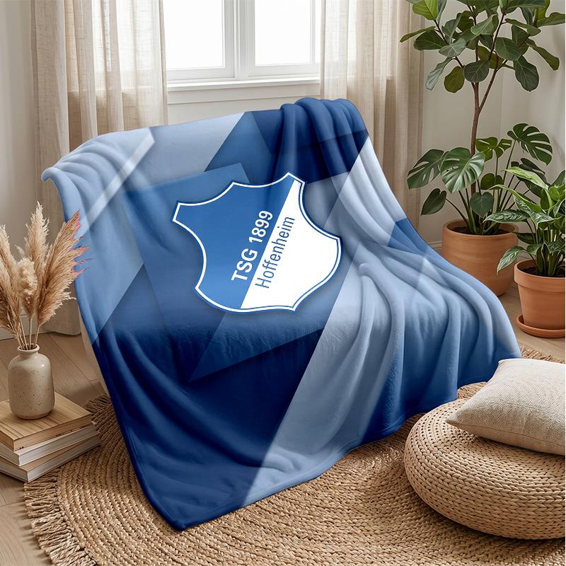 TSG Hoffenheim FC Soft Flannel Fleece Blanket Lightweight Cozy Warm Throw Blanket For Sofa Bed Home Decor