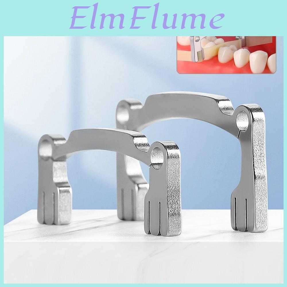 Dental Polishing Strip Holder 2pcs Set Metal Hand Held Finishing Dentist Tool For Resin Teeth Grinding Sanding Shaping