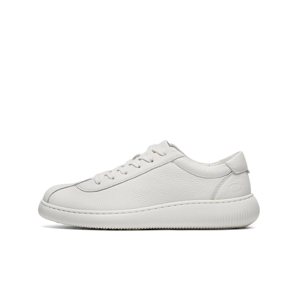 Belle Fashion Casual White Shoes Men's Leather Training Shoes