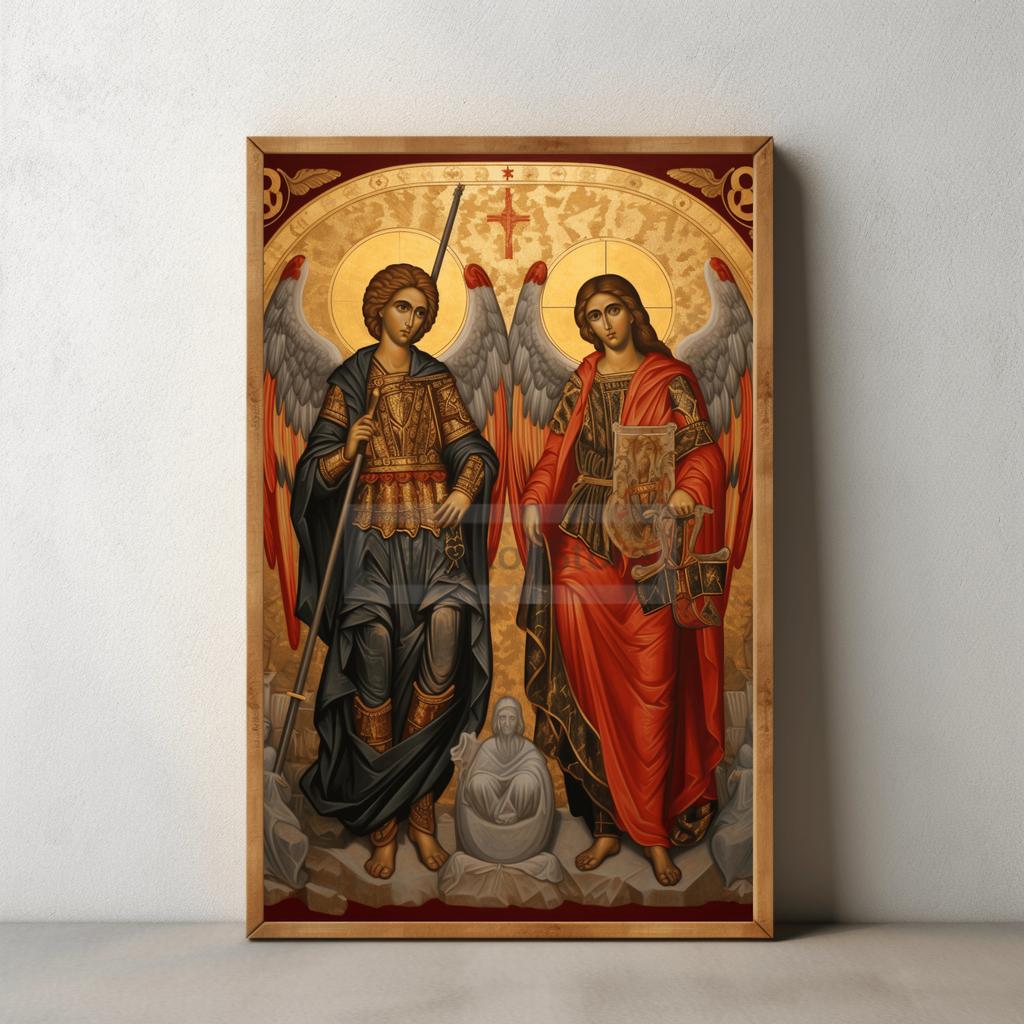 Religious Byzantine Catholic Art Prints Modern Christian Posters Gospel Figure Illustration Canvas Painting Pictures Home Decor