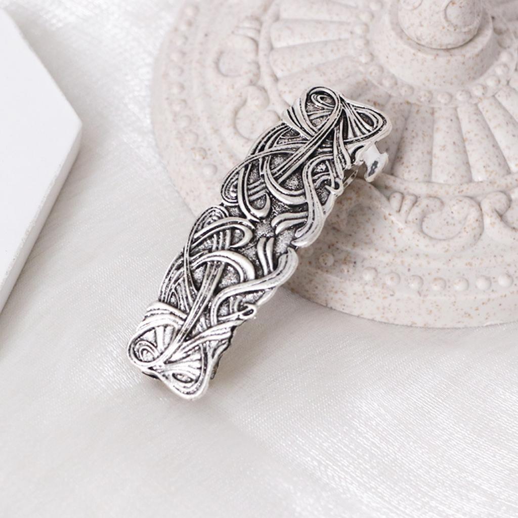 Moda Stop Vintage Klips do Włosów Kwadratowy Kształt Spinka Metalowe Wsuwki do Włosów Dla Kobiet Dama Nakrycie Głowy Akcesoria do Włosów