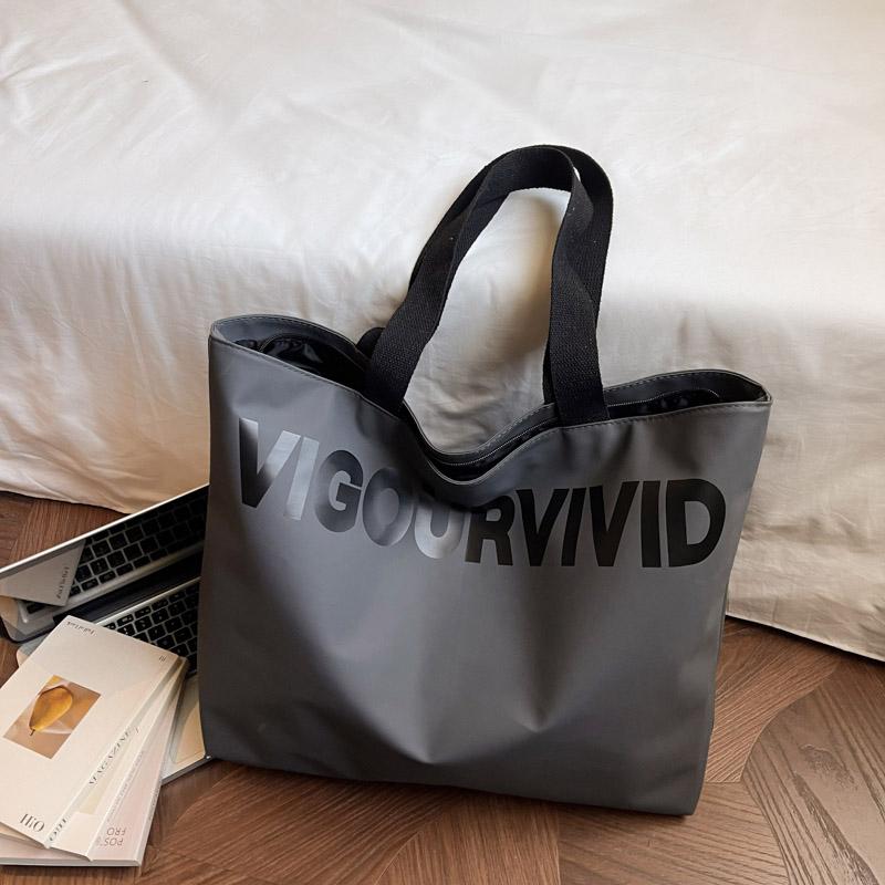 Letter Large Capacity Shoulder Bag Women's Tote Bag