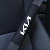 2026 Hot Car Sticker Car Pu Leather Safety Belt Shoulder Cover Breathable Protection Seat Belt Padding For Kia Rio 3 4 K2 K3 X-L
