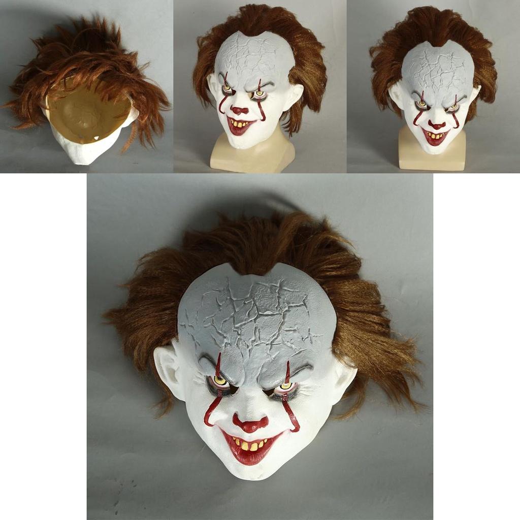 Authentic Stephen King's It Pennywise Latex Mask Perfect For Halloween Cosplay Events