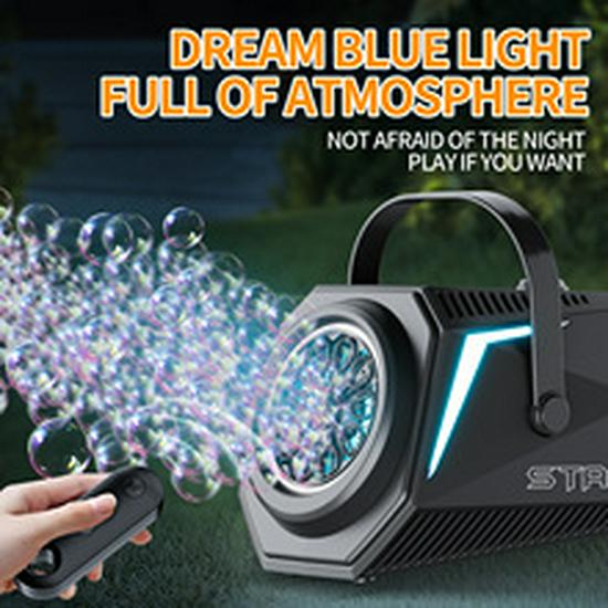 

Rechargeable Remote Control Bubble Machine for Events