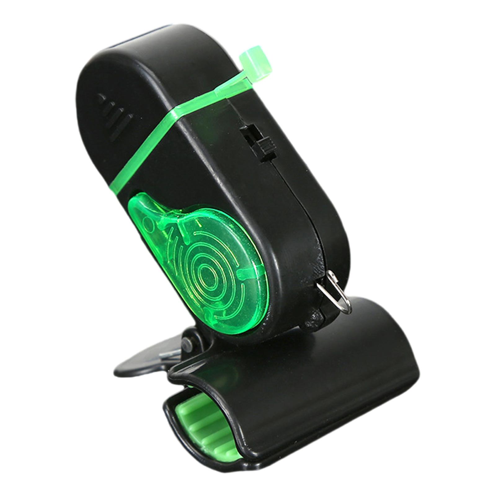 

Чувствительный сигнализатор поклевки для большинства удочек, рыболовный сигнализатор поклевки, электронные рыболовные сигнализаторы, индикатор, регулируемый под разными углами A чёрный