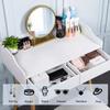 Elegant dressing table with a combination of two drawers for storing personal items, suitable for bedrooms