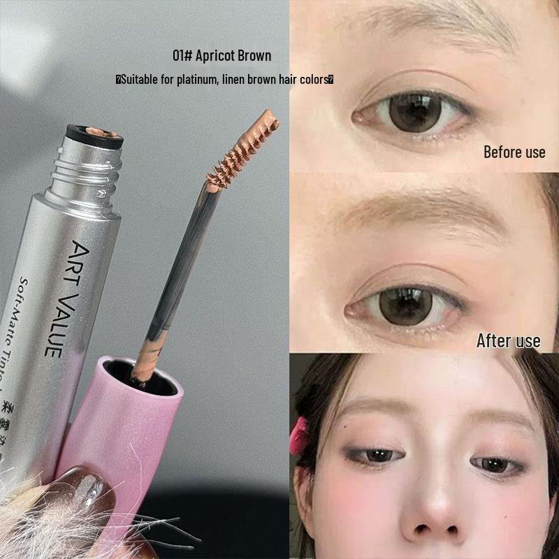 Art Value Soft Mist Tinted Brow Mascara: Long-Lasting, Curling, Korean Style Brow Enhancer