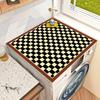 Stil Modern Simplu Husa de Praf pentru Mașină de Spălat cu Uscător Imprimeu Floral Uscare Rapidă Absorbantă Covoraș Protector Decorațiune Mașină de Spălat Rufe