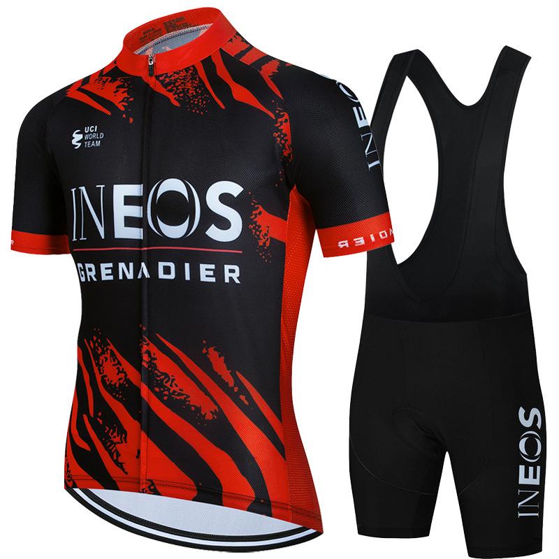 Summer Breathable Cycling Suit Strap Short Sleeve Suit Cycling Suit 2026 Summer Breathable Suit Cycling Suit XS