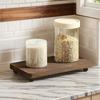 Wooden Display Stand Square Wood Modern and Stylish Wood Stand For Home Decoration Organizer Rack for Aromatherapy Candle
