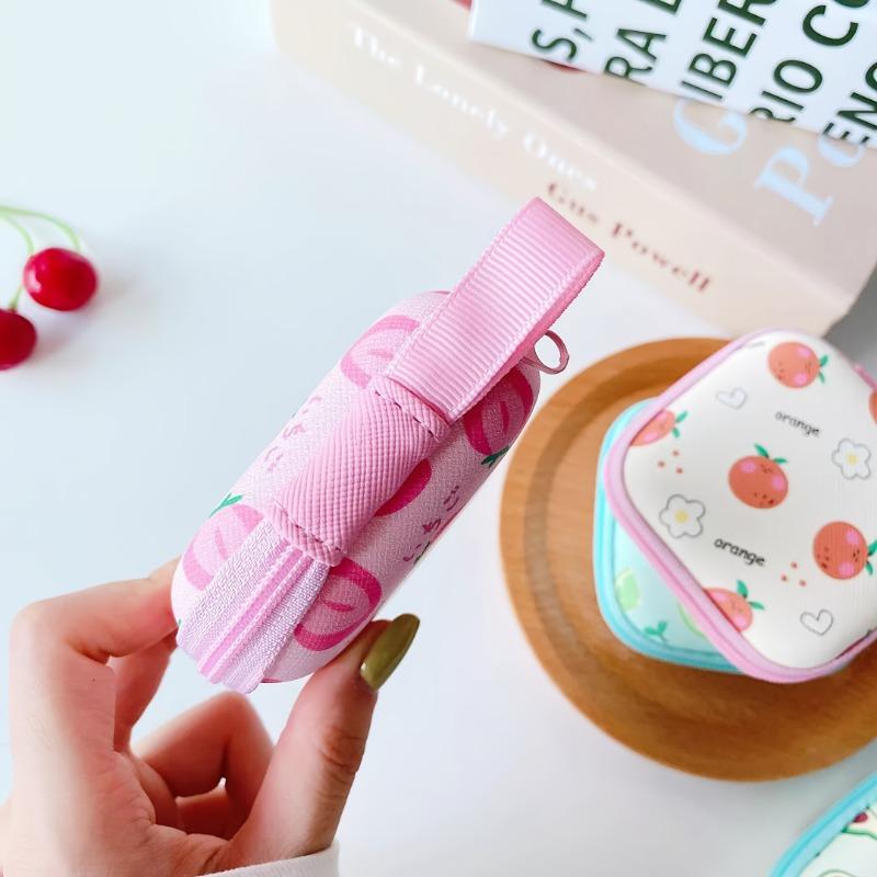Fruit printed handheld storage bag