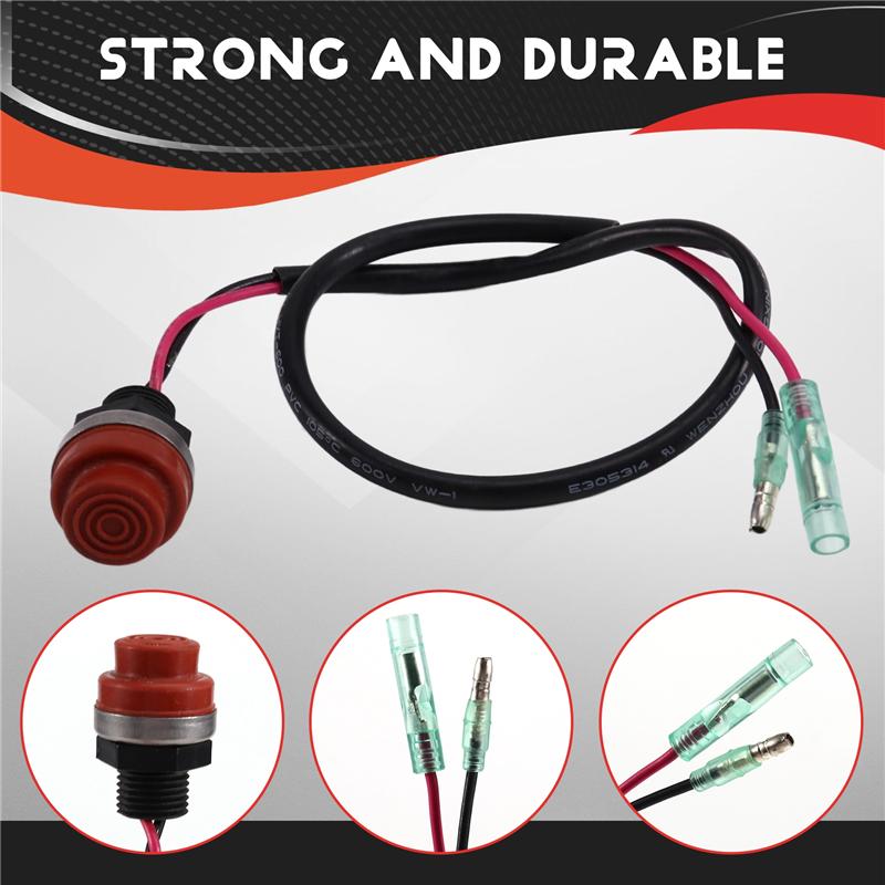 NEW-For Mercury Marine Engine Parts-87-853820A02 Start Button Fits Models From 8Hp To 30Hp Thru