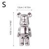 Electroplating Cartoon Bear Ornament Piggy Bank Resin Handicraft Creativity Affordable Luxury Desktop Living Room Decoration