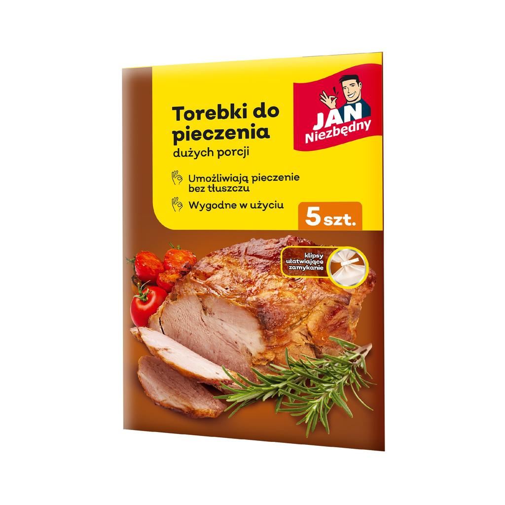 Jan Essential Bags For Baking Large Portions (35X43Cm) 1 Pack - 5 Pieces