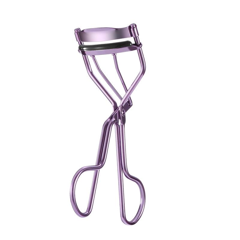 Stainless Steel Eyelash Curler - Natural Sunflower Design, No Pinch