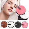 4 Stück Make-up Entferner Pads Rund Doppelseitig Wiederverwendbar Weich Tragbar Waschbar Make-up Mikrofaser Pad