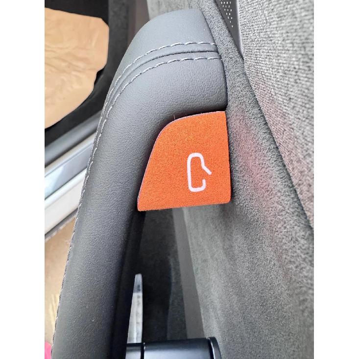 Italian Premium Suede For Tesla Model Y 2025 Juniper Model 3 Highland 2024 Door Switch Patch Trim Cover Interior Car Accessories