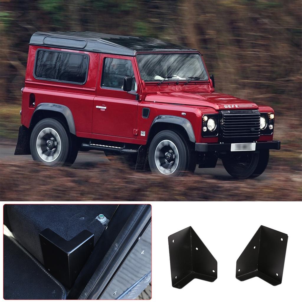 Metal Rear Seat Base Angle Cover Trim For Land Rover Defender 04-19
