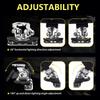 LED Light Bar Mount Bracket Adjustable Clamp Holder Kit for Offroad Work Lights Roof Rack Car SUV Truck Outdoor Lighting