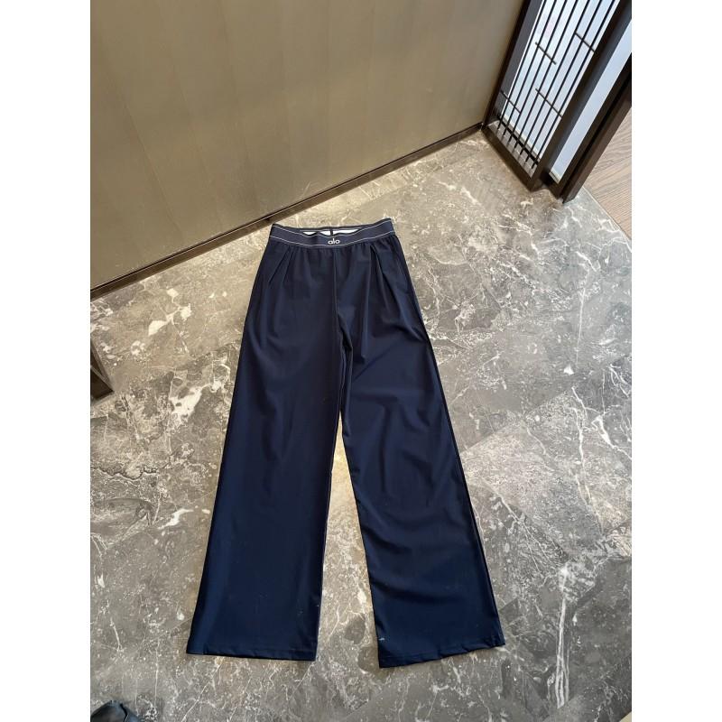 Pantaloni Larghi Ricamati ALO da Donna Casual per Sport all'Aperto Traspiranti
