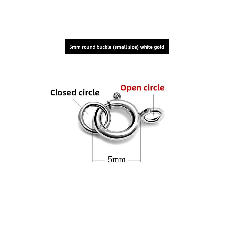 XD P225 Pearl necklace buckle sterling silver connection buckle s925 silver accessories connector buckle 925 SILVER