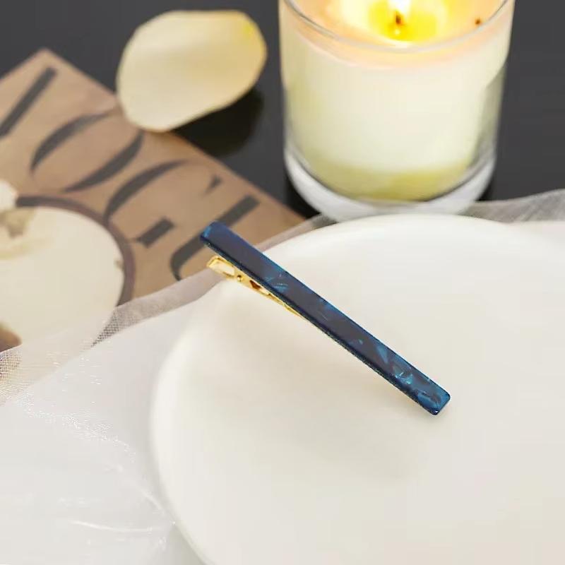 1PCS Fashion Alligator Clips Acetate Zinc Alloy Hair Clips Simple Rectangle Hair Clips Headwear Woman Hair Accessories