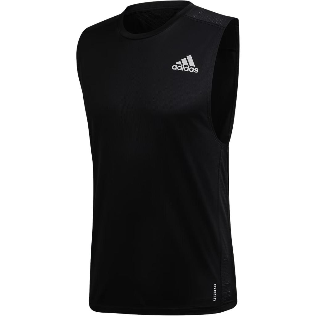 Adidas Own the Run Sleeveless Tee Black Men Streetwear GC7865