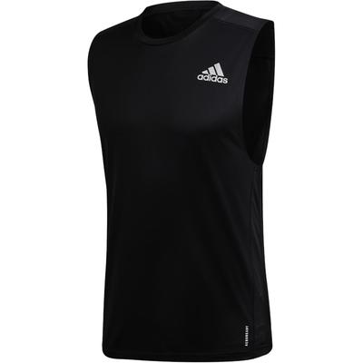 Own the Run Sleeveless Tee Black Men Streetwear GC7865
