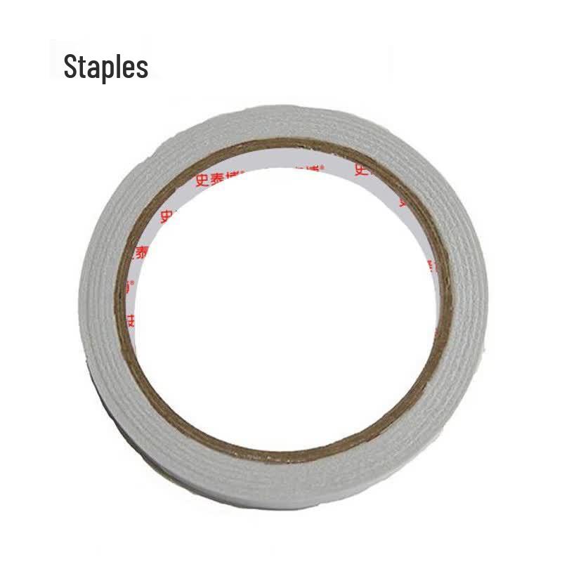 Двусторонний скотч Staples SBP883, 12 мм x 15 ярдов белый