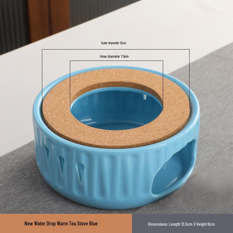 Ceramic Candle Warmer for Tea - Insulating Stove for Boiling and Warming in Home, Restaurant, or Hotel