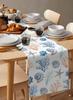 Ocean Starfish Conch Shell Linen Table Runner Dresser Scarves Decor Farmhouse Kitchen Dining Table Runner Holiday Party Decor