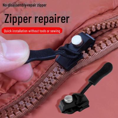 Universal Detachable Zipper Head Replacement Kit for Luggage and Clothing Repair