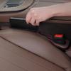 2pc Car Seat Gap Filler Organizer Pu Waterproof Car Seat Gap Plug Strip with 2 Grooves Seat Gap Storage Auto Interior Accessorie