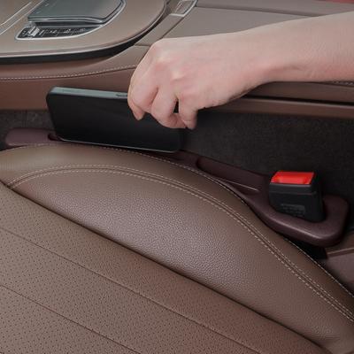 2 st bilstolsspaltfyllningsorgan Pu vattentät bilsätesgapproppsremsa med 2 räfflor Seatspaltförvaring Autointeriörtillbehör