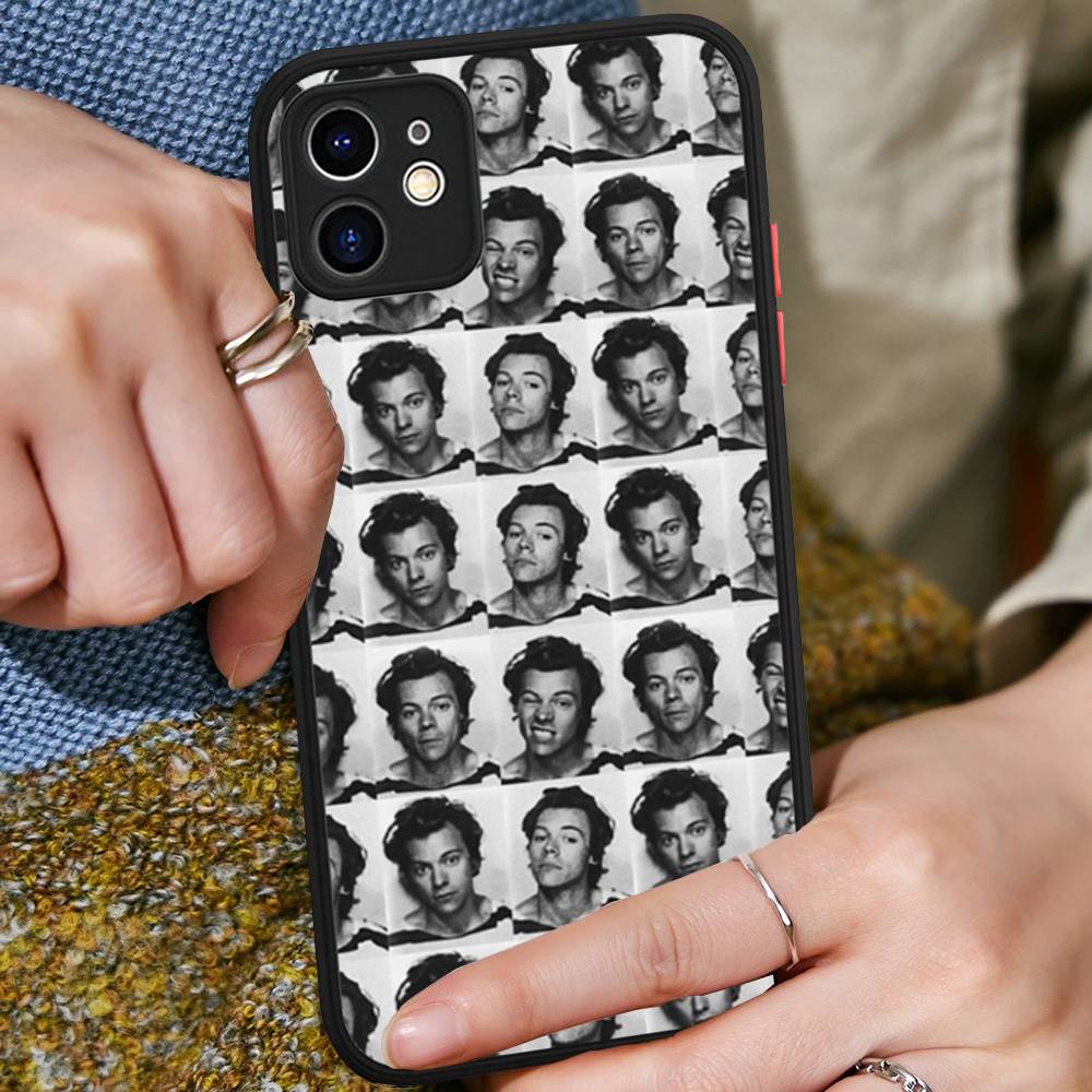 Pop Singer Harry Styles Matte Protective Case For IPhone 16 15 14 13 12 11 Pro Max X XS MAX Protection Case