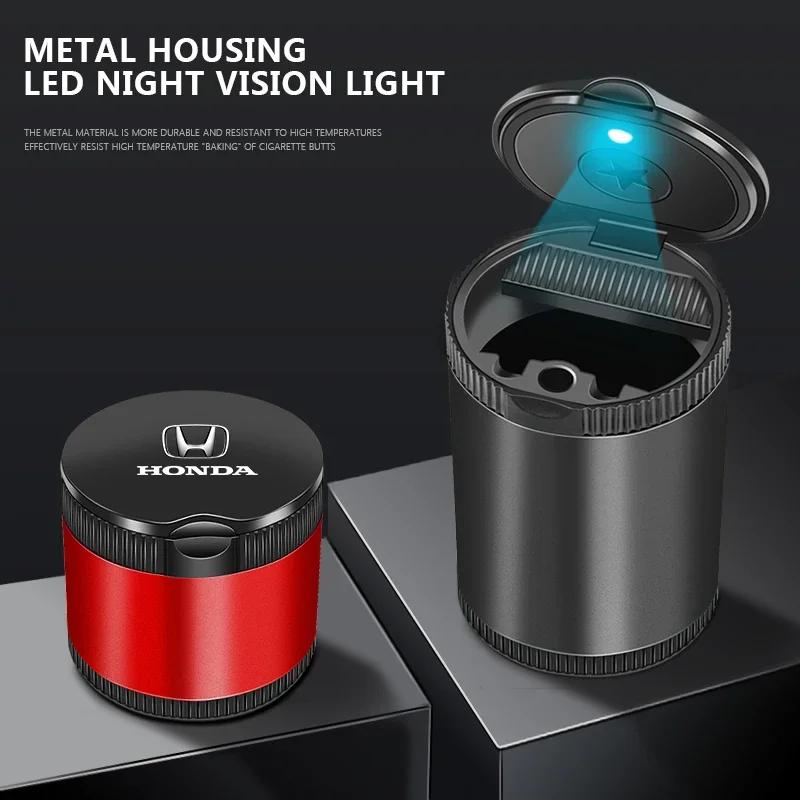 DPPQP1 Car Cigarette Ashtray Cup With Lid Portable Detachable Vehicle Ashtray Holder Box For Honda civic accord cr-v fit crosstour