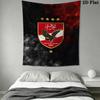 Al Ahly Wall Tapestry Aesthetic Wall Hanging Printed Fabric Blanket Decorative Tapestries for Bedroom Living Room Home Decor