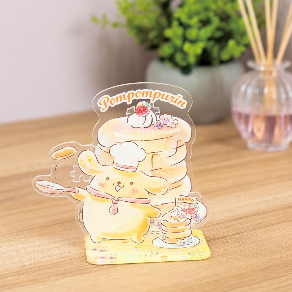 Puzzle X Acrylic Beverly Acrylic Stand Pop Pompompurin Pancake [Jigsaw Stand] 37-piece SP-043