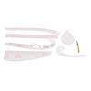 6PCS Tailor Rulers PVC Plastic Curve Pattern Clothing Making Ruler Sewing Cutting Ruler Set with