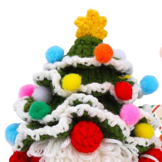 Christmas Crochet Kit for Beginners DIY Material Bag with Hooks Yarns