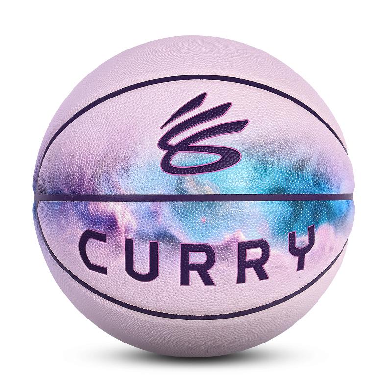Under Armour CURRY 395 Коллекция Pangaea, Влагопоглощающий ПУ Баскетбольный Легкий Галактический Розовый Размер 7 Мяч Тренировочный 6007662