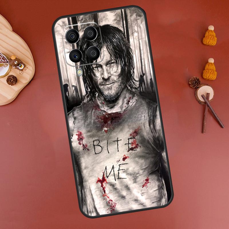 Daryl Dixon Wings Zombie Case For Samsung Galaxy M35 M55 M15 M32 M16 M36 M56 M54 M23 M20 M52 M34 M14 M11 M31 M13 M53