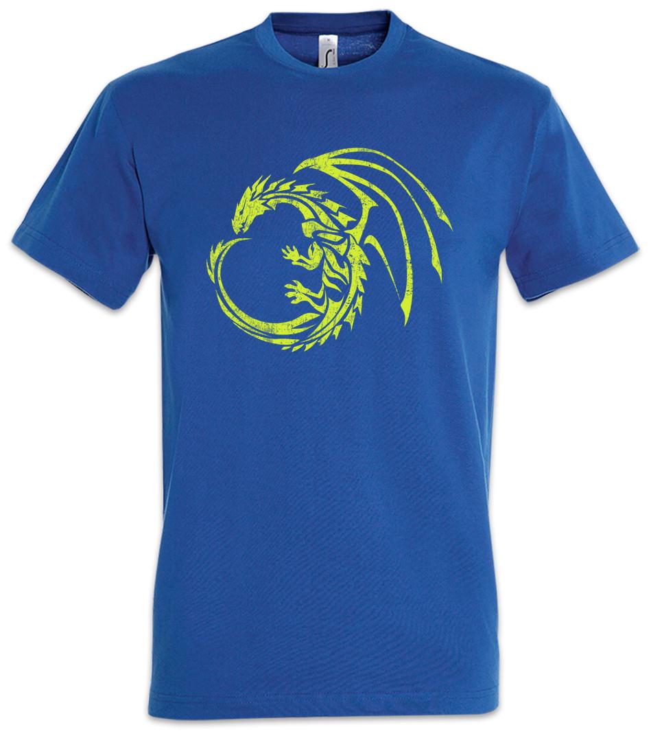 Tribal Dragon I T-Shirt Valhalla Viking Vikings Odin Thor Loki Norse Norsemen XXXXL