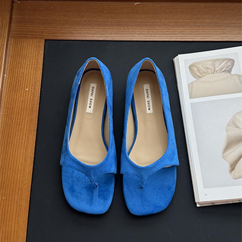 Fashion Bailamos  Summer Women's Flip-Flop Slip-On Flats Open Toe Soft Sandals Comfortable Casual Female Ballerinas Shoes Mujer