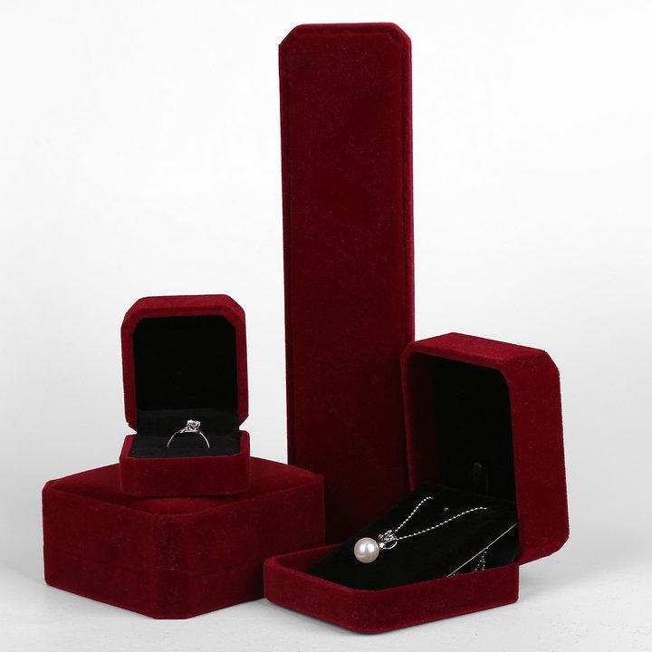 

Luxury Velvet Jewelry Box for Necklaces, Earrings, Rings, and Bracelets